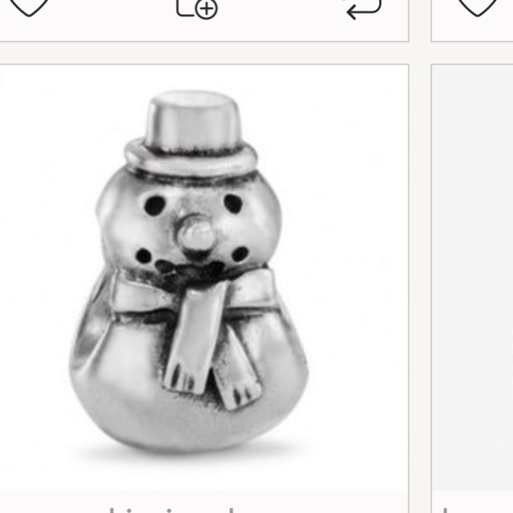 Pandora retired snowman
